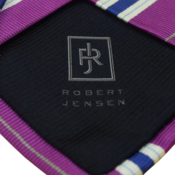 Robert Jensen Hand Sewn Silk Tie - Picture 3 of 4